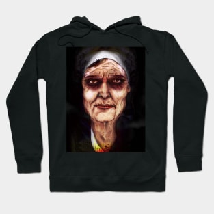 Face of an old woman Hoodie